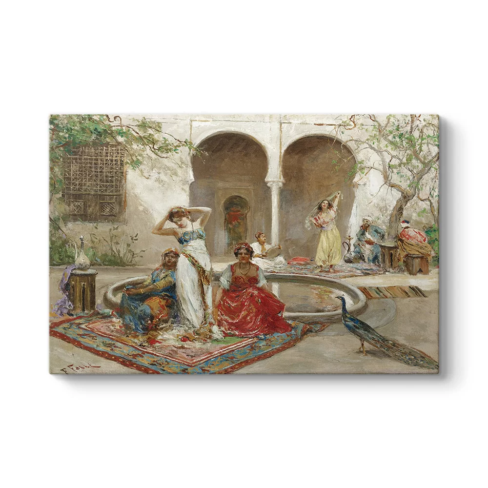 Fabio Fabbi - Harem Avlusunda Dans Tablosu